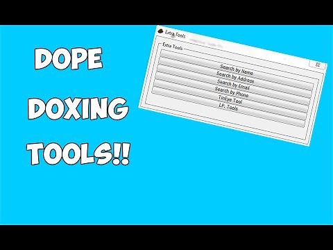 Dope Doxing Tools(Get Scammers Information)!!