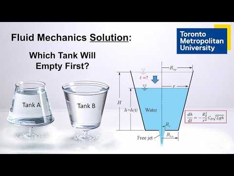 Demonstration and Solution: Draining of a Tapered Tank