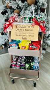 🫶🏽🥹 I come from a family of service workers and I know how thankless and difficult the job can be. This is just a small way to show my appreciation to all of the people working so hard to make our holidays magical. What should I add for the restock? #deliverydriver #deliverydriversnacks #appreciation | Its Moniques world