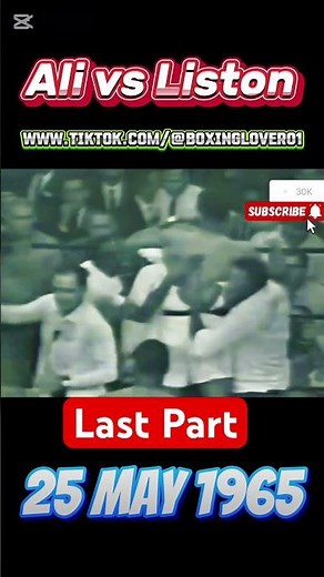 Muhammad Ali vs Sonny Liston fight 1965 (25 May ) #boxing #fullpunch #sonny #muhammadali