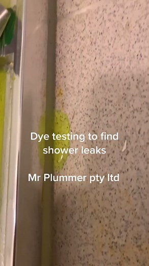 Dye testing leak detection #plumbing #viral #fyp #tiktok #plumbinglife #plumber