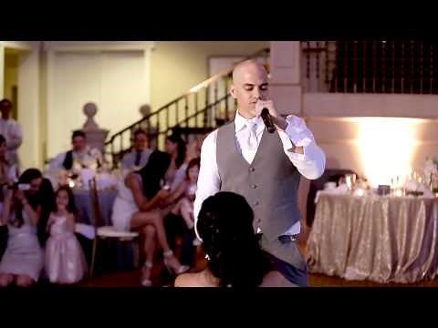 Groom Sings John Legend All of Me to Bride at Wedding