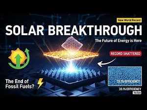 NEW Solar Cell Breaks Efficiency Record at 33 1% Game Changer for Energy