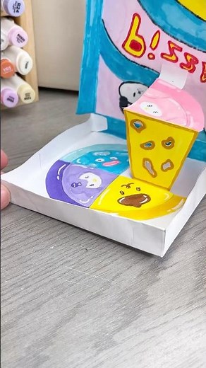 🍕Cute DIY Pizza box✨!? #cutepapercraft #cutecrafts #paperthings #crafts #cute #diy #papercrafts ￼