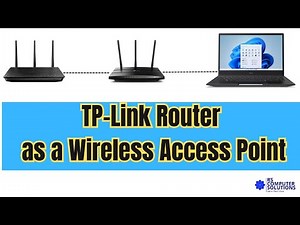 How to Configure TP-Link Router as a Wireless Access Point | 2024
