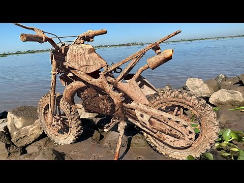 KTM mini motorbike restoration | Restore abandoned 2-stroke off-road Minibike