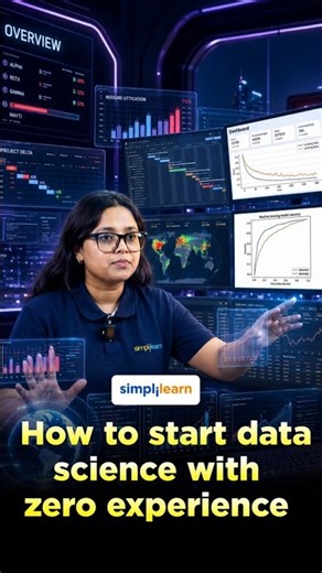 Data Science for Beginners | How to Start Data Science With Zero Experience| #Shorts | #Simplilearn