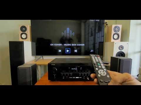 Testing the functionality and decoding of the Denon S750h amplifier.