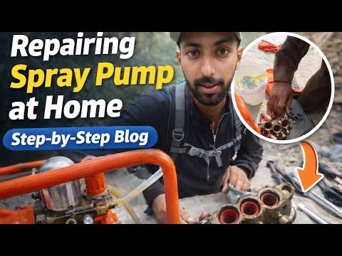 Fixing a Sprayer Pump at Home #spraypump #repair #blogging 