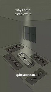103K views · 2.8K reactions | Why I hate sleep over  #shorts #fypシ #funny #virals | boycartoon | Facebook