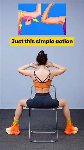 Best Seated Exercise to Lose Back Fat & Tone Your Waist at Home (Do This Daily!)