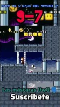 ¡Nivel 9-7 con todas las monedas! 🔥 NSMW: The 12 Magic Orbs #romhack #smw #mario #shorts