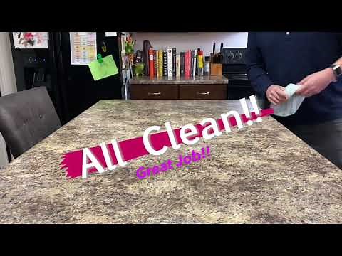 Cleaning, Wiping Counter And Table: Life Skills For Special Education - Autism