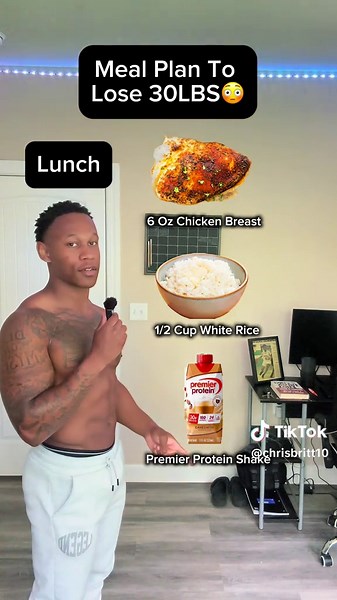 An exact meal plan to lose 30 lbs Follow for more content #fatloss #chrisbritt10 #onlinefitnesscoach