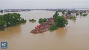 12K views · 542 reactions | China's largest freshwater lake sees a record water rise amid floods. | China Xinhua News | Facebook