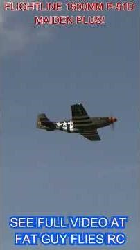 NEW! FLIGHTLINE 1600MM P-51D MUSTANG MAIDEN + by FGFRC #aviation #rc