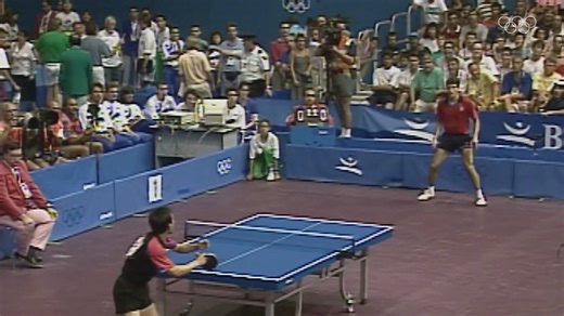 67K views · 23K reactions | 勞 How did he win this point?! Simply sublime defence and execution from Jean-Philippe Gatien to come through this table tennis rally at Barcelona 1992.  International Table Tennis Federation | Olympics | Facebook