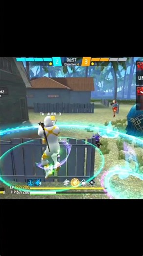 INSANE CLUTCH MOMENT 1 VS 4 ☠️🥶‪@TA_ALIEN_X‬ #freefire