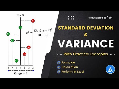 Variance With Example | Standard Deviation and Variance Difference | Application of Variance