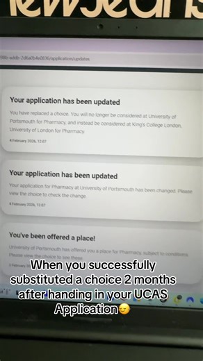 Pharmacy Offer Reconsideration at King’s College London