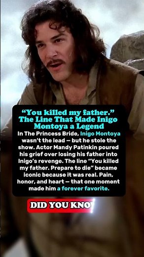 “You killed my father.” The Line That Made Inigo Montoya a Legend