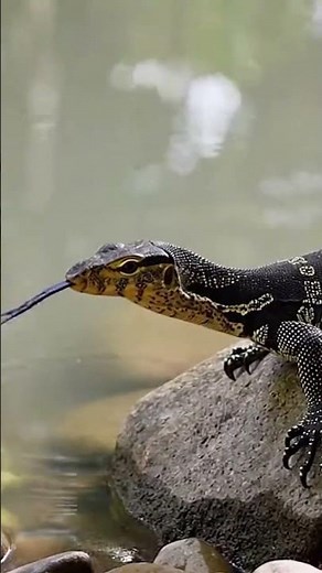 Incredible Yellow-headed Water Monitor Wildlife Scenes Revealed 🤩