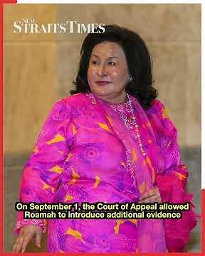 Court grants stay in Rosmah’s appeal Here’s the timeline
