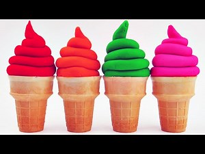 Play-Doh Ice Cream Cone Surprise Eggs Dora Hello Kitty My Little Pony Littlest Pet Shop FluffyJet