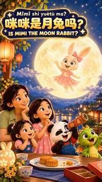 Mid-Autumn Festival Story for Kids 🌕 Chang’e & Hou Yi | 中秋节快乐！ #shorts