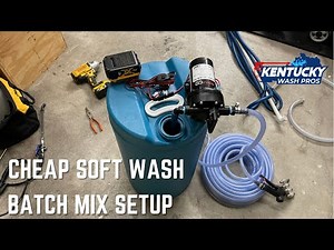 Cheap Batch Mix Setup For Soft Washing