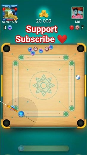Carrom Pool Tricks 253||carrom board tricks 83 #shorts