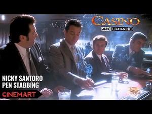 CASINO (1995) | Nicky Santoro | Pen Stabbing Scene 4K UHD