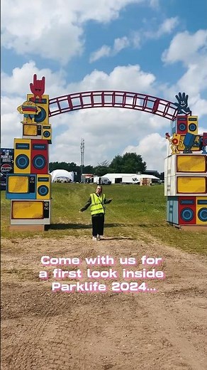FIRST LOOK INSIDE PARKLIFE 2024 🙌 #parklife #festival #manchester