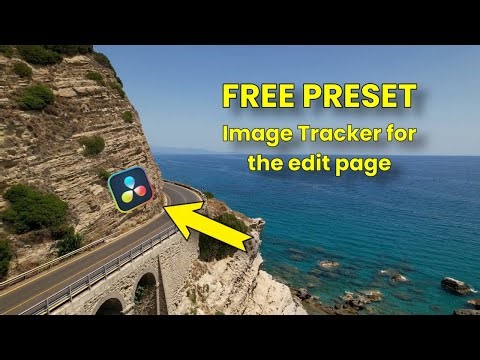 FREE PRESET Image Tracker for the edit page. DaVinci Resolve 20.