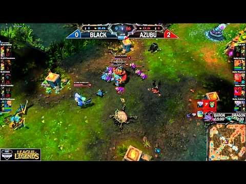 Azubu Blaze vs Black - Game 3 Highlights - MLG Summer LoL Arena