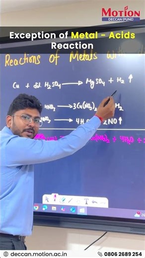 Reaction of Metals with Nitric acid