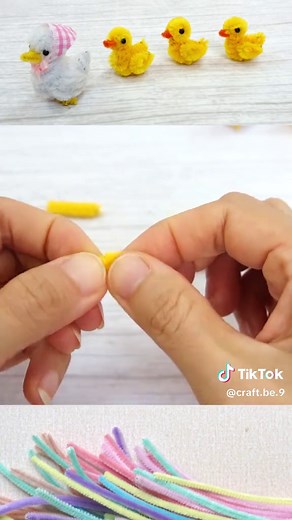 How to Make a Mini Duck from Pipe Cleaners