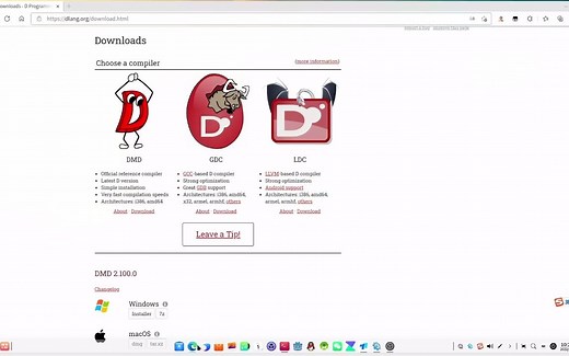 D语言教程1 helloworld