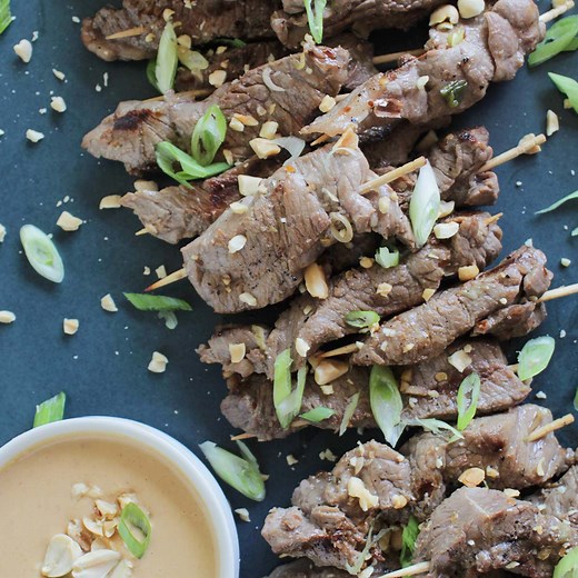 Asian Style Beef Brochettes (Cooks in 5 Minutes) - Homebody Eats
