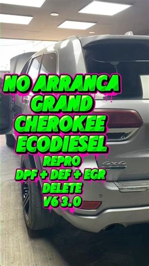 🔥 Jeep V6 3.0 EcoDiesel Delete ✅ DPF OFF ✅ EGR OFF ✅ AdBlue/SCR OFF ✅ No more regenerations #ecod...