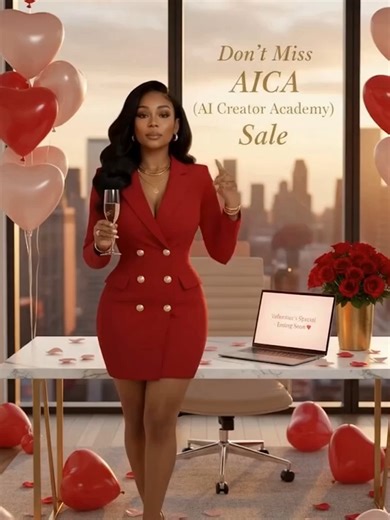This Valentine’s Day I’m not chasing people… I’m building assets. 💕💻 AI changed how I create content, stay consistent, and monetize without showing up exhausted every day. If you’re ready to work smarter this year, just comment AI ✨ #AIInfluencer #FacelessCreator #AIContentCreator #WomenInBusiness #AICreatorAcademy