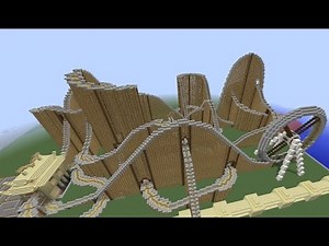How to build a Minecraft Rollercoaster in 10 minutes!