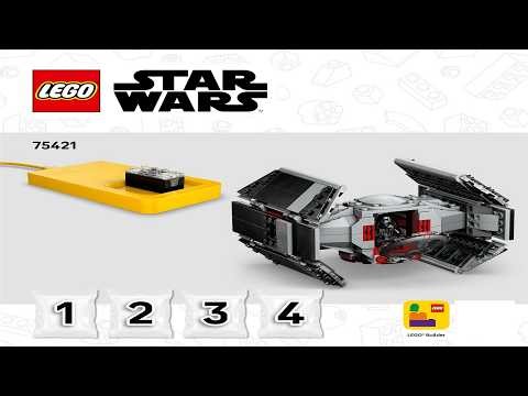 🛸 LEGO instructions 🛸 Star Wars 🛸 SMART PLAY 🛸 75421 🛸 Darth Vader's TIE Fighter 🛸 Book 1 🛸