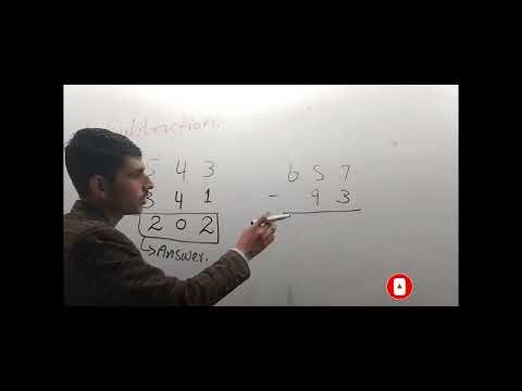 Subtraction of Numbers | Basic Mathematics Lecture ➖
