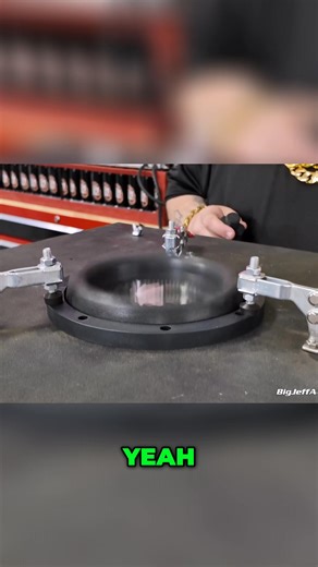 We test a speaker's excursion at 20Hz! The air pressure is incredible. This speaker is tested to it's limits! #SpeakerTest #ExcursionTest #AudioTech #20Hz #BassTest #SpeakerExcursion #AudioEngineering #SoundSystem #ExtremeAudio #Subwoofer #bigjeffaudio #flextest #caraudio | Big Jeff Audio