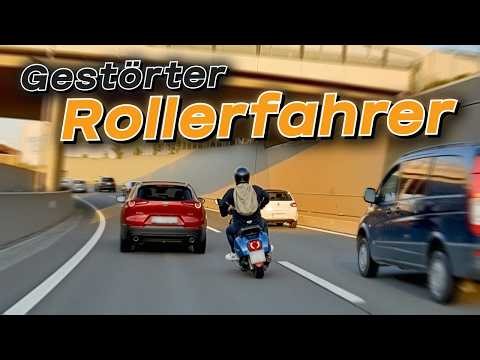 PKW kracht in Leitplanke, lebensmüder Rollerfahrer und heftige Nötigung! | #GERMAN #DASHCAM | #363