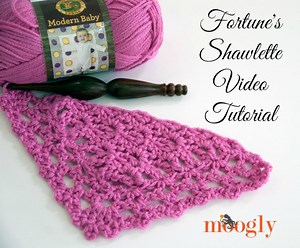Fortune's Shawlette Tutorial: Videos and Charts