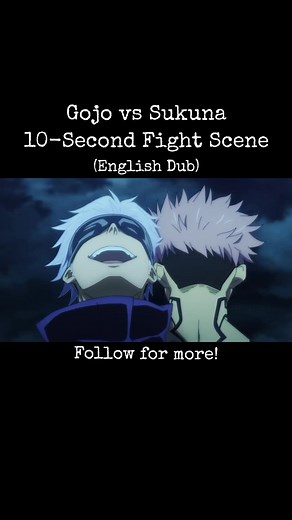 Jujutsu Kaisen S1E2: Gojo vs Sukuna (English Dub)