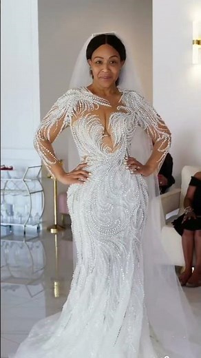 🤍 ERICA CAMPBELL VOW RENEWAL LUXURY BRIDAL GOWN INSPO!! #bridalgown #weddingdress #designer #luxury