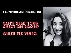Zoom audio not working on Mac - quick fix